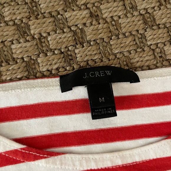 JCrew Red and White Shirt - Picture 3 of 3